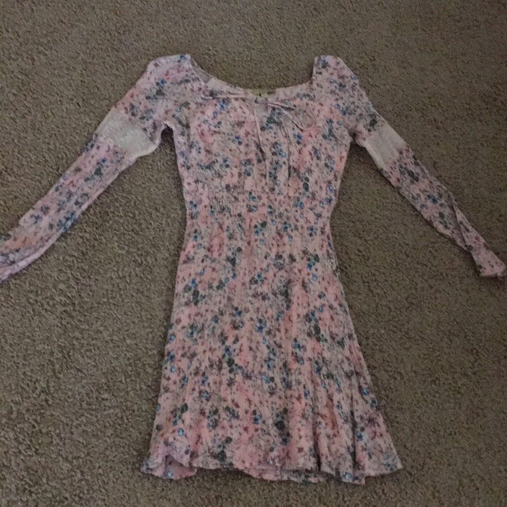 Princess Vera Wang Pink flower dress